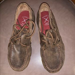 Boys Twisted X Driving Mocs